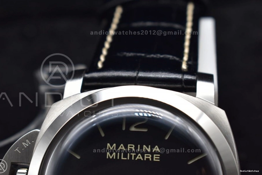 Strap with Superlumed Edition XF H Leather Trendy A6497 1:1 Dial Y-Incabloc PAM217 993 Black Best on 1119